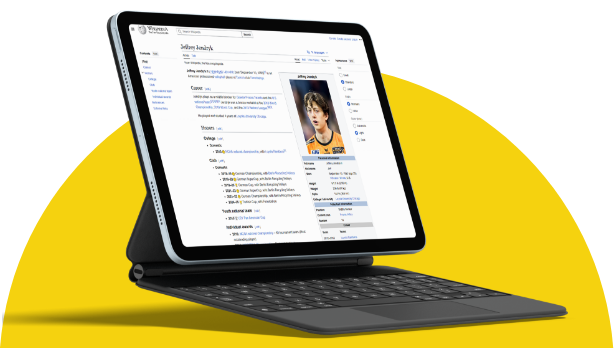 athlete wiki profile